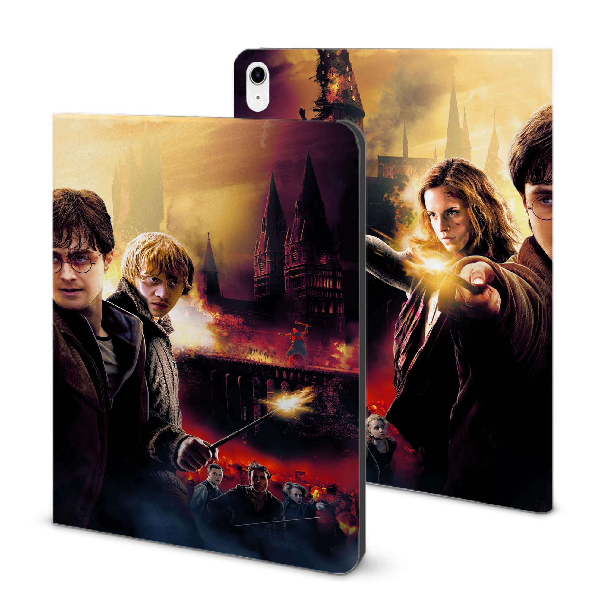 （画像用） Harry Potter ハリー・ポッターシリーズ IPad ケース ブック型 PUレザー TPU 耐衝撃 軽量 薄型 ペン収納なし 全面保護 IPad 各モデル対応